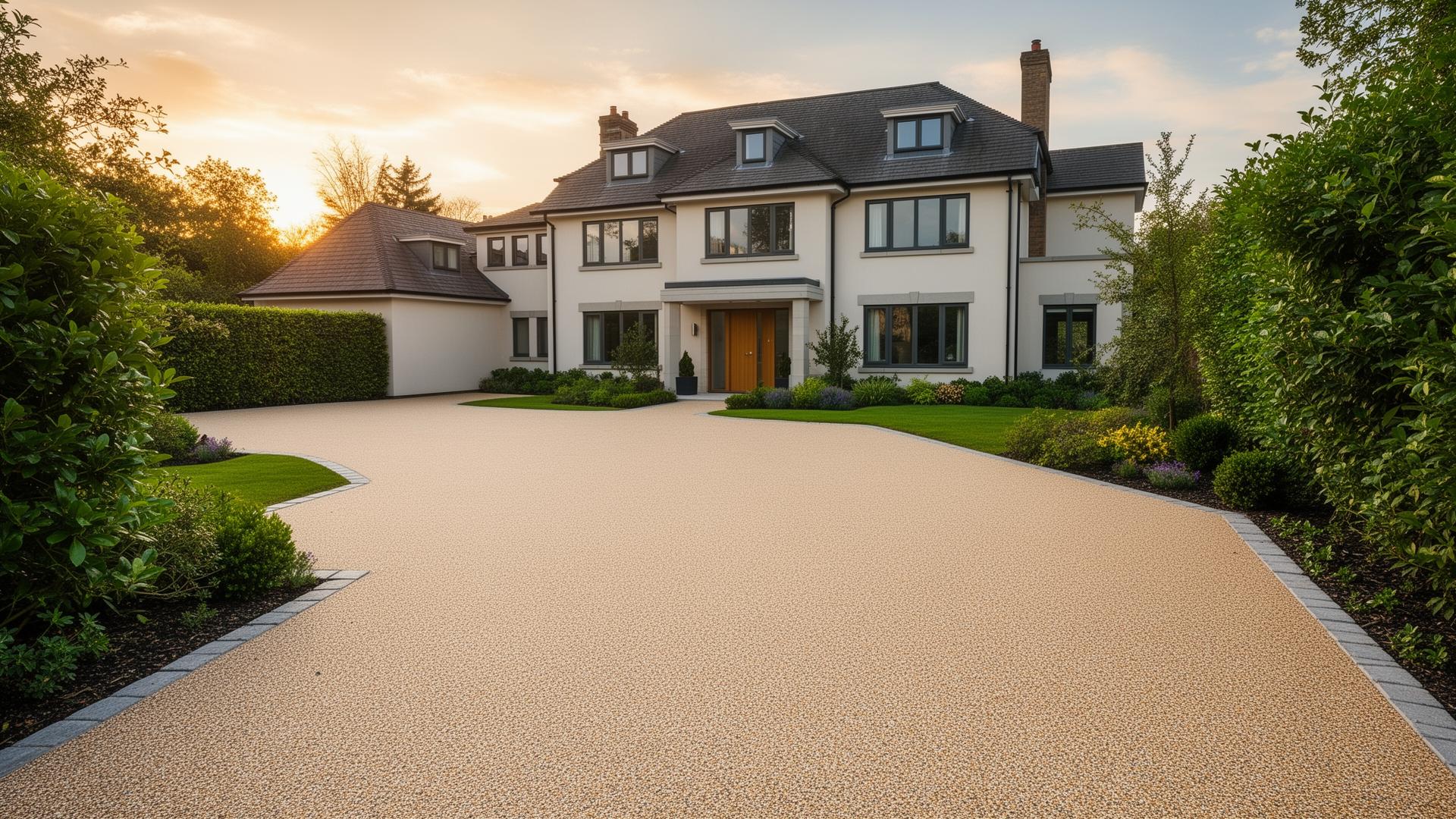 Resin bound driveway installed by Bespoke Resin